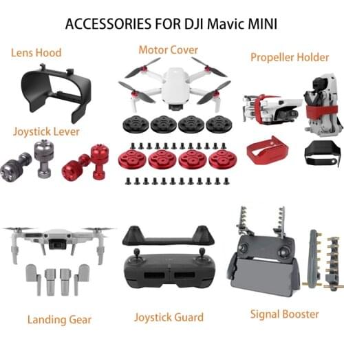 Landing Gear Lens Hood Props Holder Motor Covers Camera Lens Protective Film For DJI Mavic MINI Drone Accessories