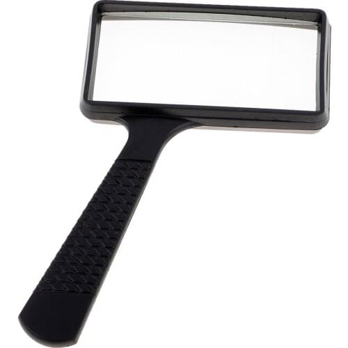 Rectangular Handheld Reading Magnifying Glass Book Magnifier Crafts Sewing Crafts for Repairing Gadgets Sewing Clothes Accessory