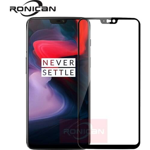 RONICAN Full Cover Tempered Glass For Oneplus 6 5T Screen Protector For One Plus 3 1+ For Oneplus 6 5T 3 3T Front Glass Film