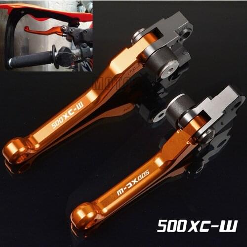For 500XC-W 2012-2018 2013 2014 2015 2016 2017 500 XC-W XCW XC W CNC Motorcycle DirtBike Motocross Pivot Brake Clutch Levers