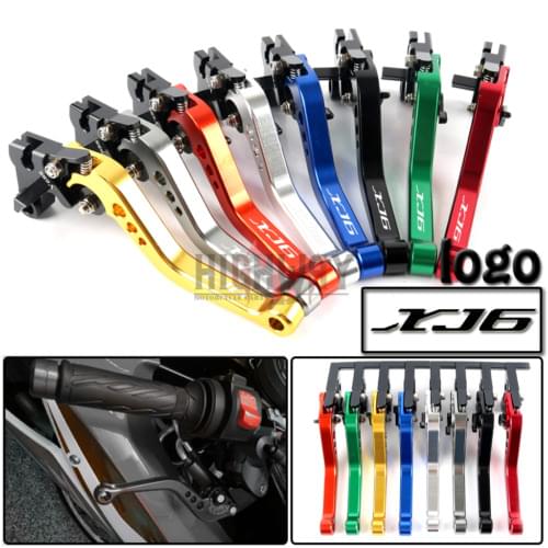 Motorcycle Brake Handle Bar Lever CNC Aluminum Short Adjustable Brake Clutch levers For Yamaha XJ6 DIVERSION 2009-2015