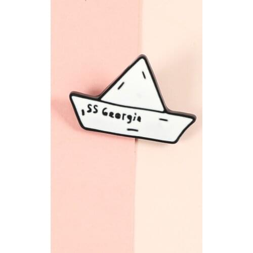 Paper Plane Windmills Boat Brooch Pin Enamel Badge Pin Aircraft Brooches For Kids Friends Shirt Backpack Lapel Pins Mini Jewelry