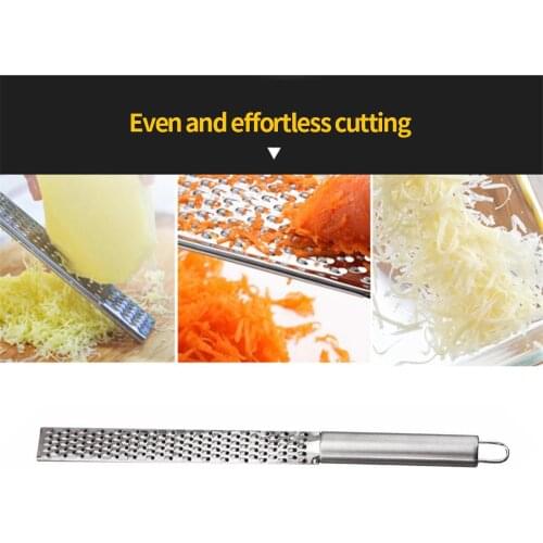 1PC Cheese Grater Shredder Stainless Steel Razor Sharp Blade Hand Grater for Parmesan Grating Cheese Citrus Zester Dishwasher