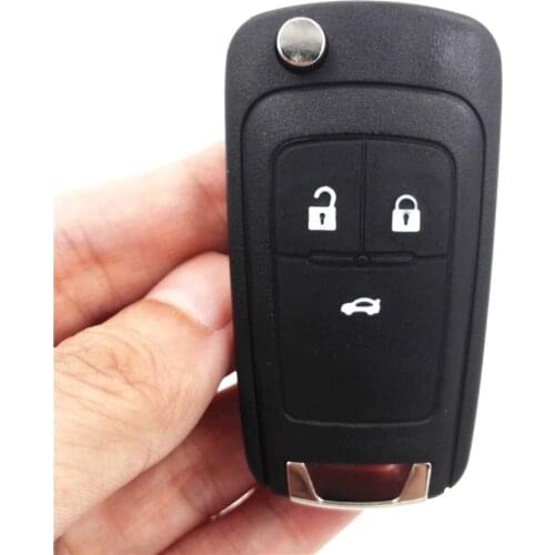 10pcs/lot A Quality 3 Buttons Remote Car Key Shell For Chevrolet Cruze,Car Key Case For Car