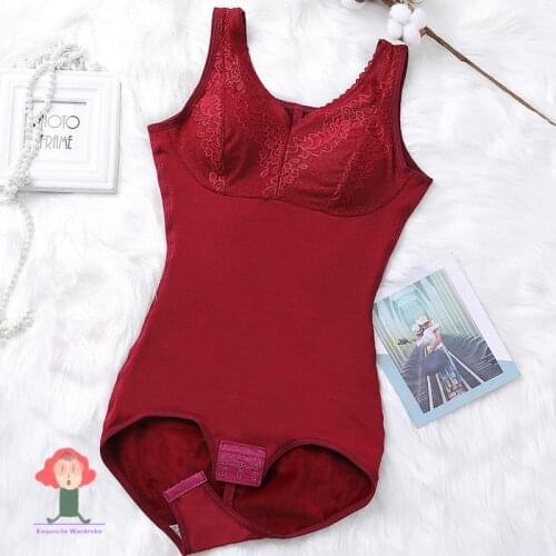 2021plus size womens slimming underwear bodysuit body shaper waist shapewear bodysuits hook corset with velvet girdles women