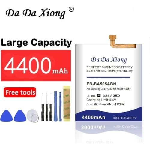 EB-BA505ABN EB-BA505ABU 4400mAh battery For SAMSUNG Galaxy A50 A505F SM-A505F A505FN/DS/GN A505W A30s A30+Tools