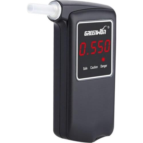 Breathalyzer Alcohol Tester Professional Police Digital Breath Quick Response Breathalyzer Electrochemical LCD Drunk Drivers