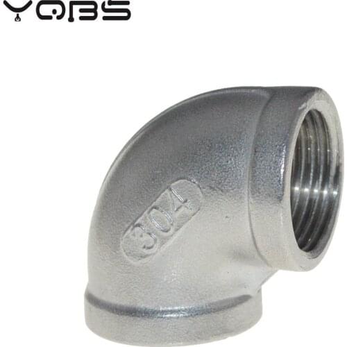 BSP 1" Female pipe fitting thread Elbow Joint Pipe Connection 304 Stainless Steel connector Fittings +SEP