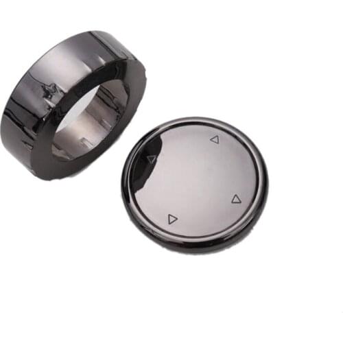 For IDrive Car Multimedia Button Cover Trim Knob Sticker for -BMW F10 F18 F07 F20 F21 F06 F12 F30 F01 F02 F25 F26