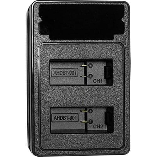 Double Channel Battery Charger For GoPro 9 Black With Type C/USB Charging Cable Battery Charger For Gopro Hero 9 Accessories