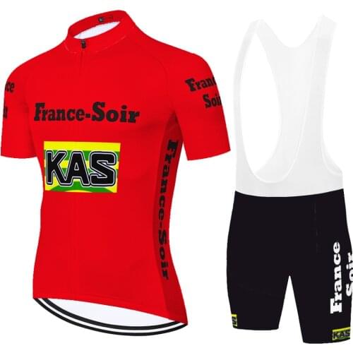 Kas Retro Wielren Kit Complet Cyclisme Bike Clothing Men Roupa Ciclista Ropa Hombre Ciclismo Masculino Fietskleding Heren