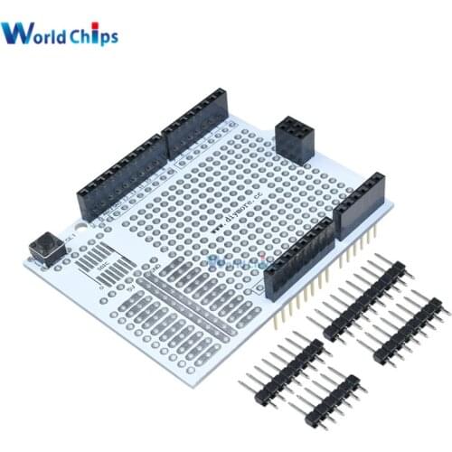 Prototype PCB Development Bread Board Expansion Shield Board Breadboard Protoshield Module For Arduino UNO R3 One Diy Kit 2.54mm