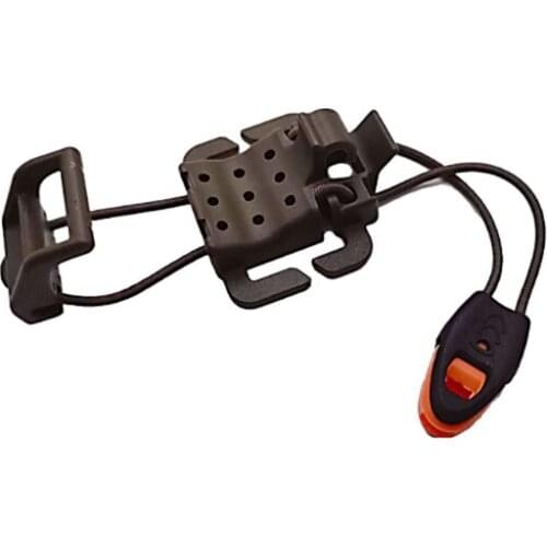 Multi-purpose Backpack Clip with Whistle Plastic Outdoor Emergency Equipment Binding Buckle