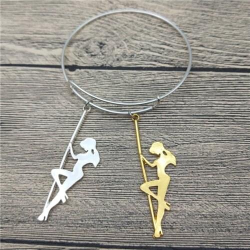 Trendy New Pole Dancer Bangles Cute Pole Dancer Bangles Bracelets Fashion Figure Jewellery