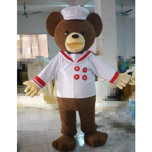 New Uniform Brown Bear Mascot Costume Suits Cosplay Party Game Dress Outfits Clothing Advertising Carnival Halloween Christmas