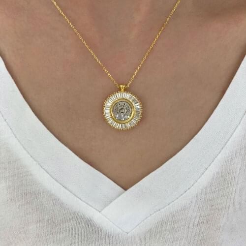 NEW Trendy 925 Silver Necklace Turkish Jewelry Birthday Gift Zircon Fashion Necklace For Women Minimalist Style Luxury Designer