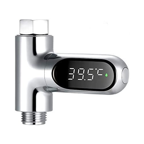 2021 NEW Digital Shower Thermometer Temperature LED Display 5~85 360 Rotating for Baby Bath Kids Water Bathroom Kitchen home