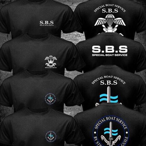 New SBS Special Service United Kingdom Special Forces Navy Army sas T-shirt