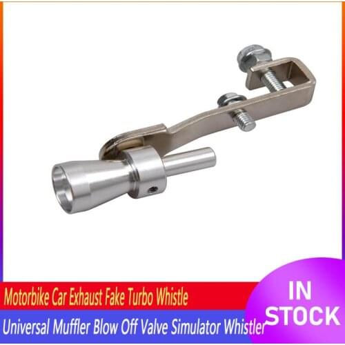 New Universal motorcycle Car Turbo Whistle Car Refitting Turbo Whistle Exhaust Pipe Sound Turbo Tail Auto Blow-off Valve Whistle