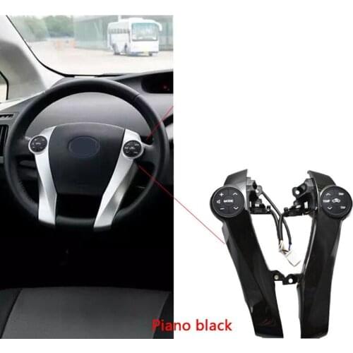 Car Steering Wheel Pad Cruise Control Switch Assembly for Toyota Prius 2009-2015, Prius C 2011-2017 84244-47100
