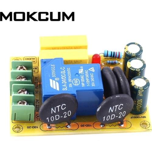 Power Supply Delay Soft Start Protection Board for Class A Amplifier Module 30A 6600W