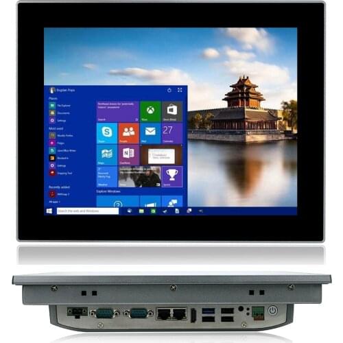 Industrial embedded pc 12" 800x600 J1900 industrial touch panel pc 4G RAM 64G SSD TPM 2.0 industrial tablet pc windows 10 7/8
