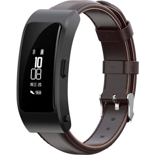 Oil Wax Leather Watch Strap Bracelet Band Wristband for Huawei B6 B3 Smartwatch Accessories