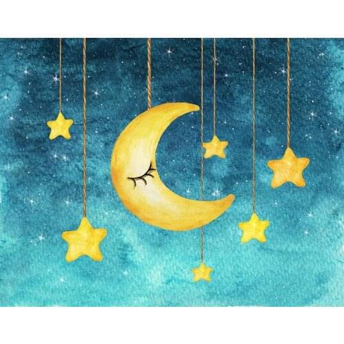 Dream moon Newborn photo shots backgrounds vinyl kids birthday Photography backdrops for photo Studio props photophone NB-189