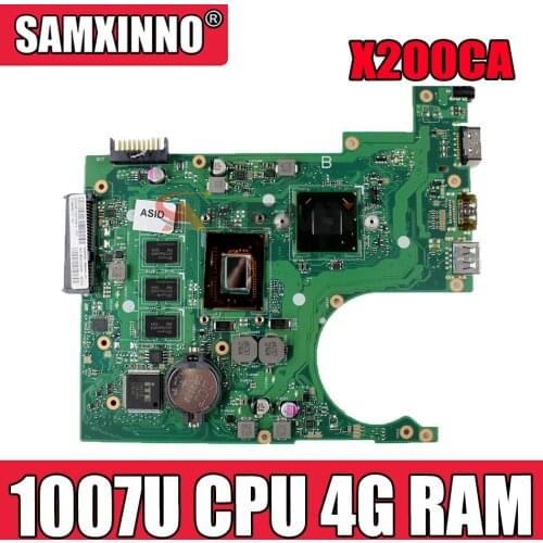 X200CA Motherboard 1007U CPU 4G RAM For Asus X200 X200C X200CA Laptop Motherboard X200CA Mainboard X200CA Motherboard TEST ok