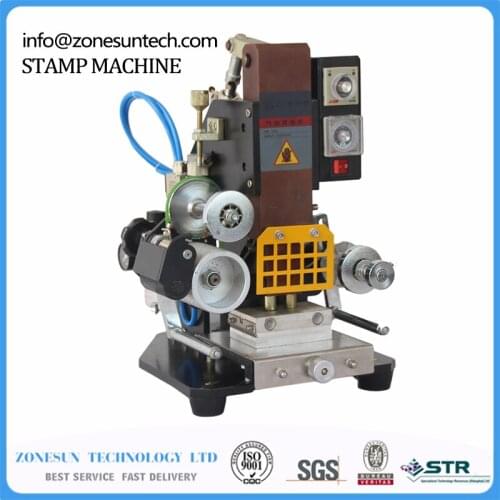 ZY-819K Automatic High speed name card Embossing machine leather LOGO Creasing stamping machine