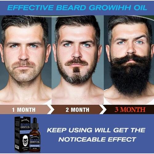 1pc Thicker Beard Oil 30ml Hair Growth Oil Enhancer Re-growth Hair Beard And Dense Fuller Essence Oil Beard Care Extension S6P8