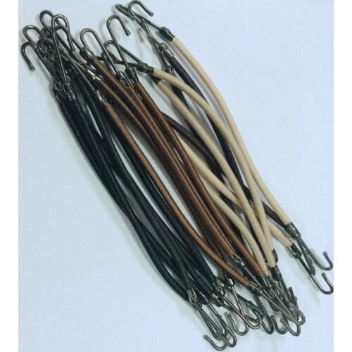 5Pcs/lot 2020 New Elastic Clips Bows Hair Accessories Girls Bands Gum with Hook Ponytail Holder Bungee Hair Thick Hair Headwear