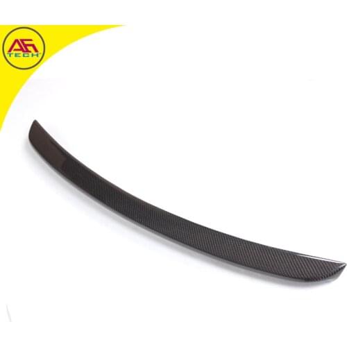Carbon fiber rear trunk spoiler wing car back boot lip spoiler wing for Mercedes-Benz C class C200 240 260 300 55 2000-2006