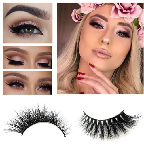 Baiside 1Pair Luxury 3D False Lashes Fluffy Strip Eyelashes Long Party mink lashes 3d mink extension eyelash