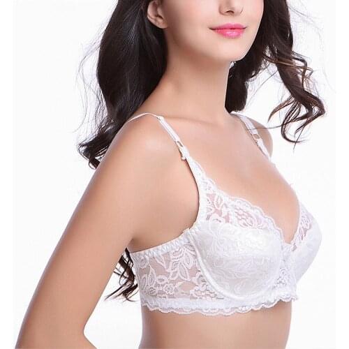 Sexy Push Up Bras For Women Padded Underwire Women Underwear Lace Bralette Bow Brassiere soutien gorge BH Top