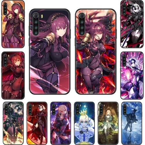 Game Fate Grand Order Phone case For Xiaomi Redmi Note S2 4 5 6 7 8 A S X Plus Pro black luxury hoesjes tpu waterproof silicone