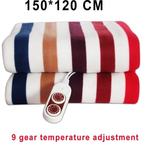 Electric Blanket Thicker Heater Double Body Warmer 150*120cm Heated Blanket Thermostat Electric Heating Blanket Electric Heating