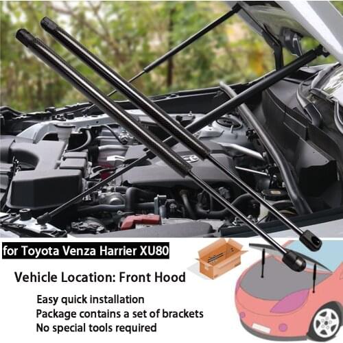 Gas Struts for Toyota Venza/Hirrier xu80 2020- Front Bonnet Hood Modify Lift Support Shock Damper Absorber
