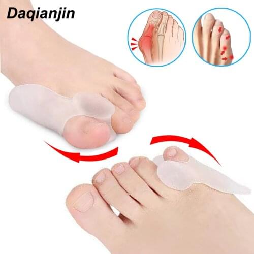 Gel Toe Separator Pad Hallux Valgus Overlapping Toes Correction Relieve Bunion Pain Orthopedic Products Unisex Foot Care Tool