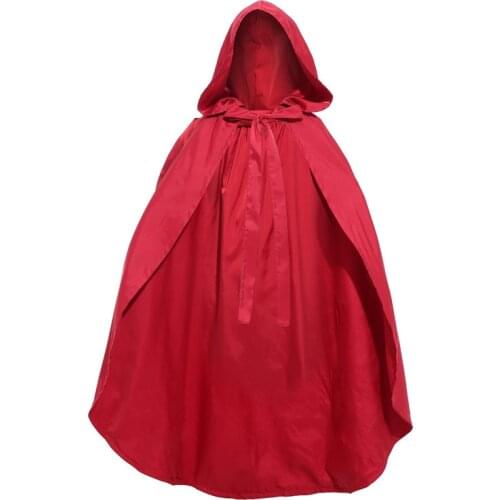 Umorden Adult Kids Child Little Red Riding Hood Costume Cosplay Cloak Cape for Women Girls