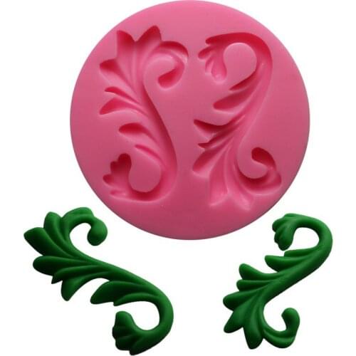 Lace Flower Silicone Cake Mold Silicone Leaf Shape Beautiful Fondant Cake Decoration Chocolate Mould DIY Leaves Mold Cake Tools