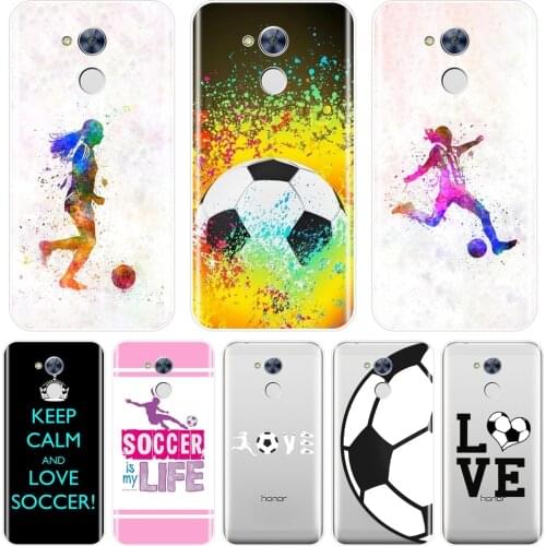 Football Soccer Love Phone Case For Huawei Honor 4C 5C 6A 6C Pro Soft Silicone Back Cover For Huawei Honor 6 5A 4X 5X 6X Case