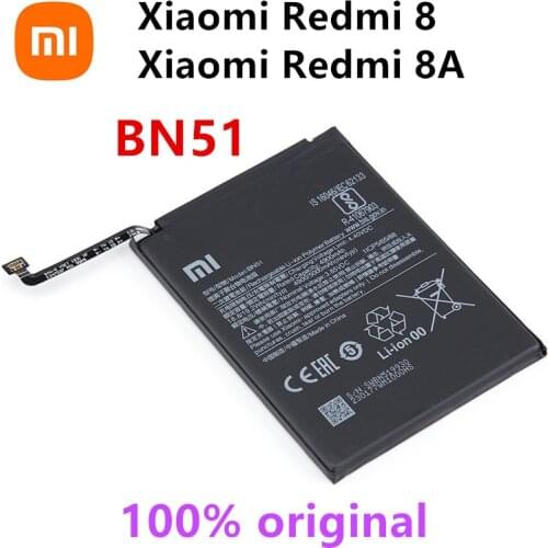 Xiao mi 100% Orginal BN51 5000mAh Battery For Xiaomi Redmi 8 Redmi 8A Redmi8 High Quality Phone Replacement Batteries