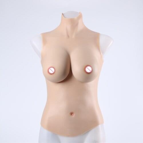 D-Cup Full Silicone Fake Boobs Realistic Silicone Breast Forms For Crossdressing Drag Queen Shemale Crossdresser Transgender