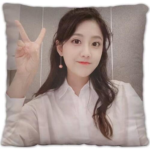 SNH48 Li Yitong Pillowcase Pretty Scholar Yu Lexuan Same Paragraph Star Photo Poster Cushion Cover Star Surrounding Souvenir