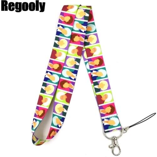 The Golden Girls Keychain Lanyards Id Badge Holder ID Card Pass Gym Mobile Phone Badge Holder Key Strap webbings ribbons