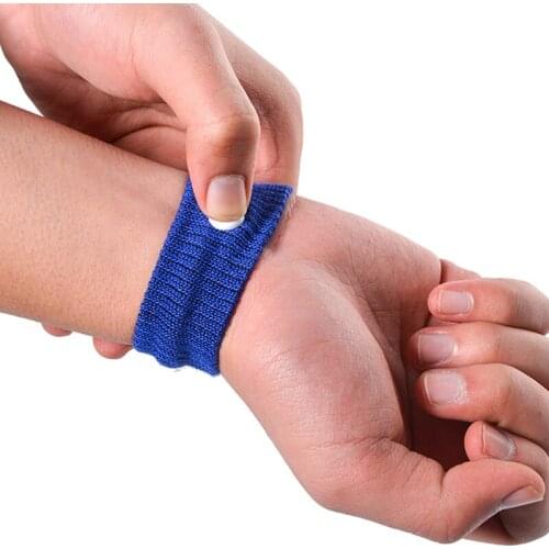 1pair Anti Nausea Waist Support Sports Cuffs Safety Wristbands Carsickness Seasick Anti Motion Sickness bracelet Wrist Bands