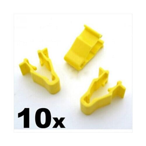 10x For Honda Civic, CRV & HRV Yellow Wheel Arch Trim Clips- Snap Fit 90601-SMG-003