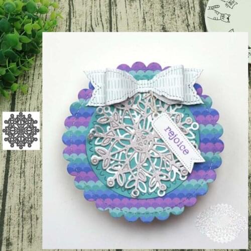 Big snowflake METAL CUTTING DIES Stencil Scrapbooking Photo Album Card Paper Embossing Craft DIY
