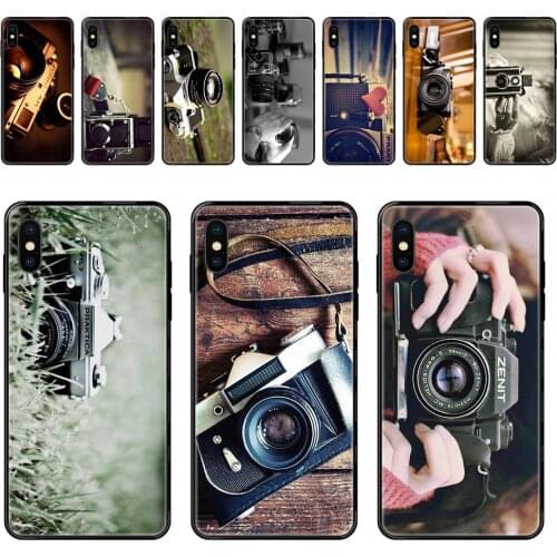 Tpu Black Soft Shell Phone Case For Galaxy A10S A20 A20S A20E A21S A30S A40 A50 A70 A71 A70E A5 A6 A7 A8 A10 2017 2018 Retro